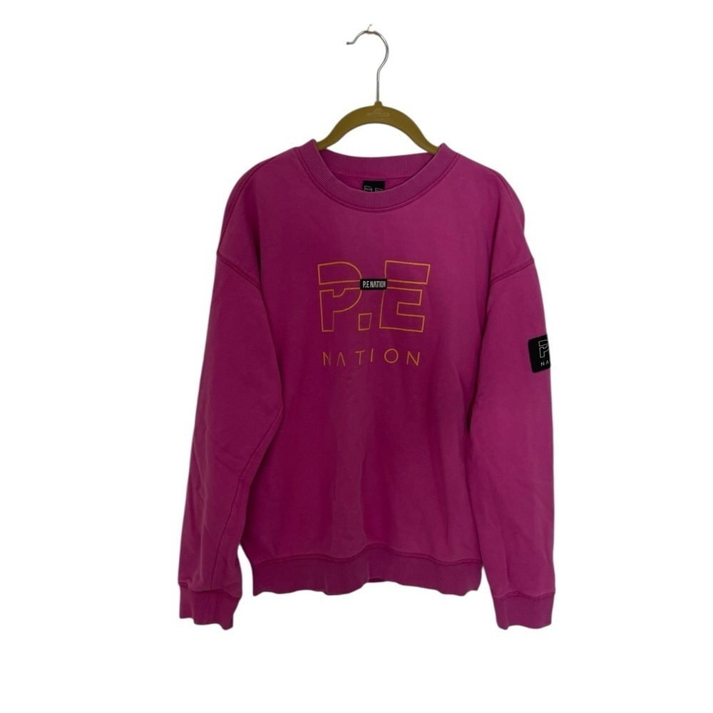 P.E Nation Fuchsia Crew Neck Sweater